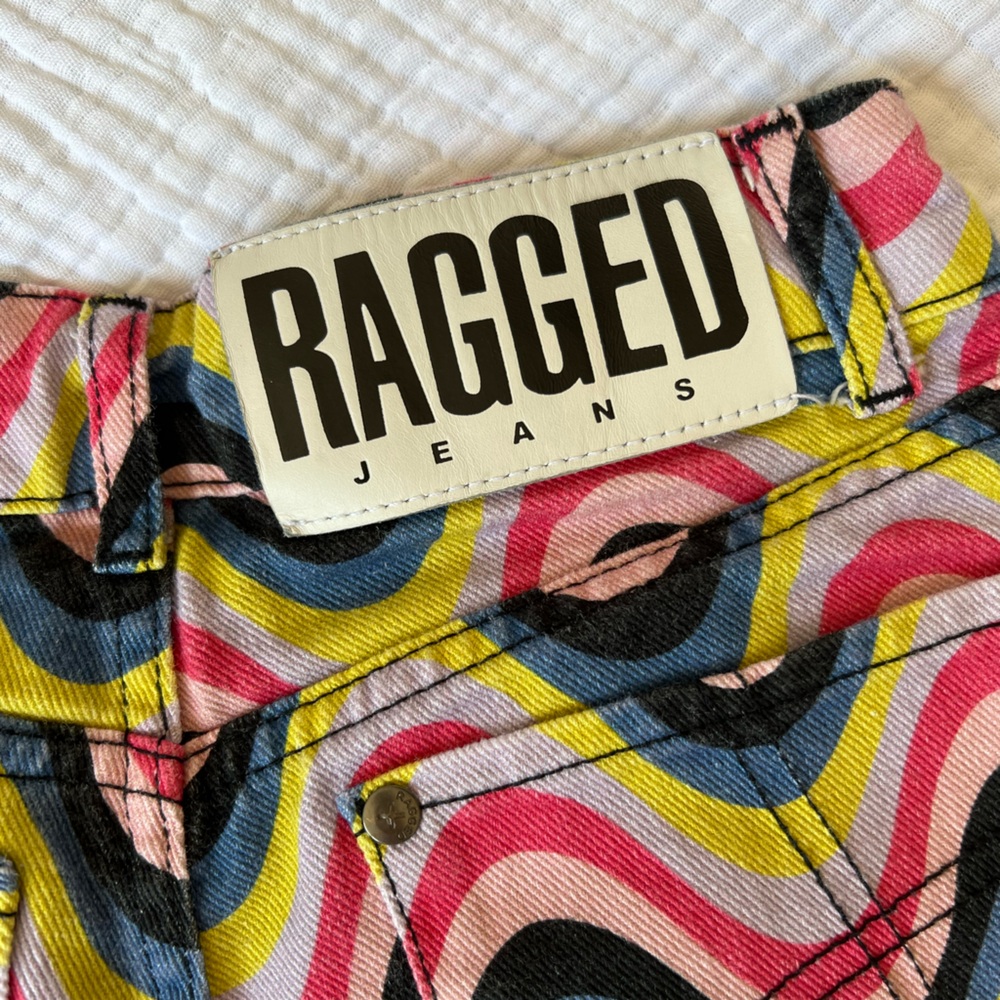 🌈Funky Like New Ragged Jeans🌈 - Picture 2 of 6